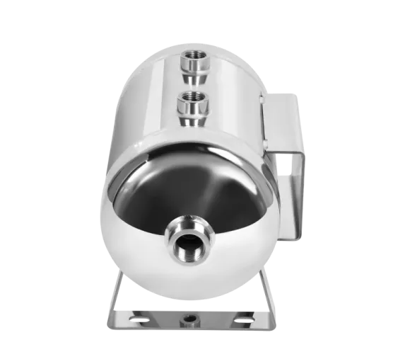 ASME-BW005AG09: 5L Horizontal Stainless Steel Air Receiver Tank ASME UM