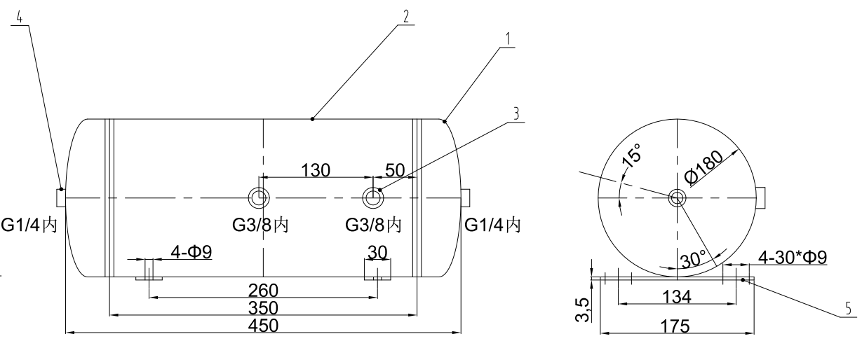 10l-air-storage-tank-with-4ports12-bar-pressure-vessel-specification-2