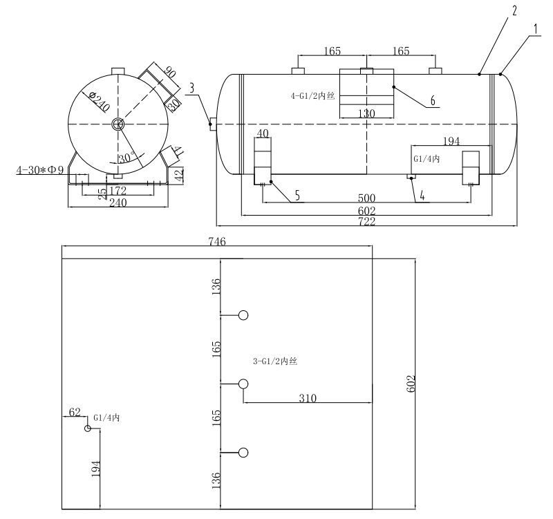 35l-air-storage-tank-carbon-steel-8-bar-pressure-vessel-specification-2