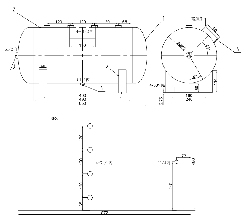 40l-12-bar-air-tank-horizontal-carbon-steel-air-receiver-tank-specification-1