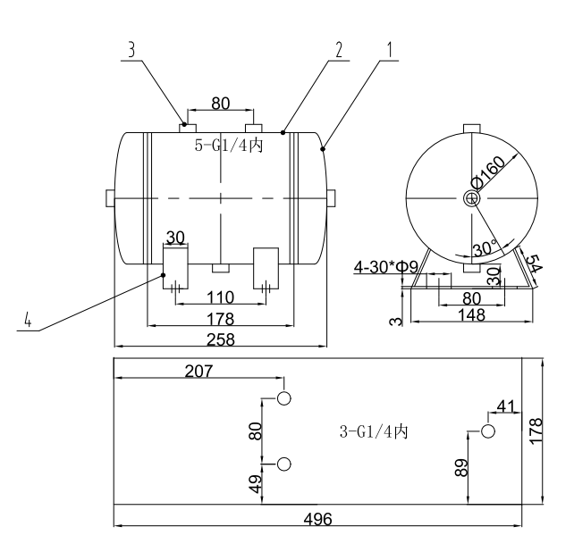 4l-air-tank-174psi-carbon-steel-compressed-air-receiver-specification-2