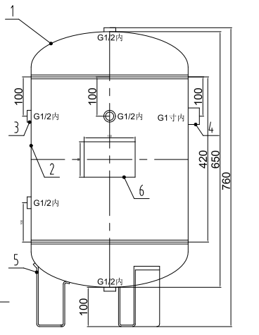 80l-vertical-air-tank-12-bar-pressure-vessel-air-buffer-tank-specification-2