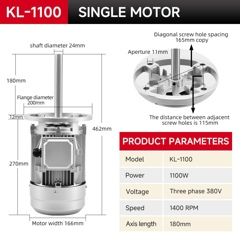 kl-1100-long-shaft-motor-with-1100w-power-and-1400-rpm-speed-available-with-wind-turbine-specification-2