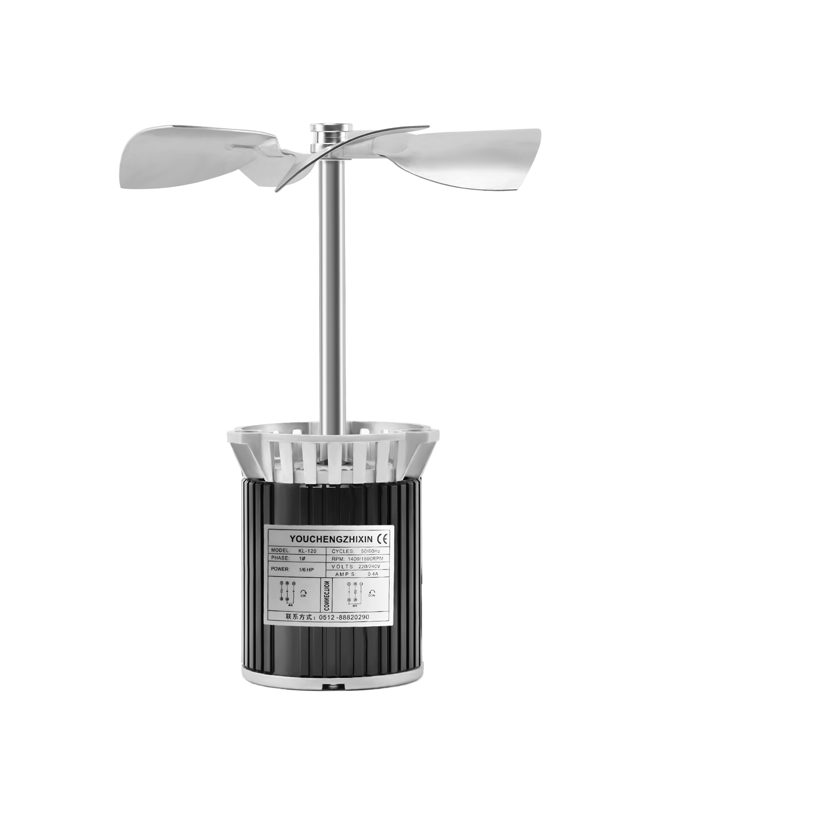 kl-120-long-shaft-motor-with-120w-power-and-1400-rpm-speed-2