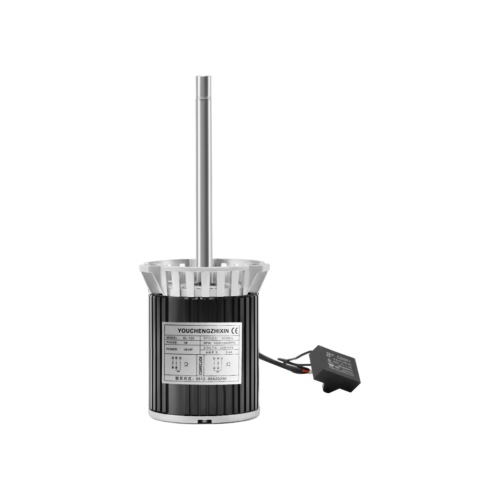 kl-120-long-shaft-motor-with-120w-power-and-1400-rpm-speed-3