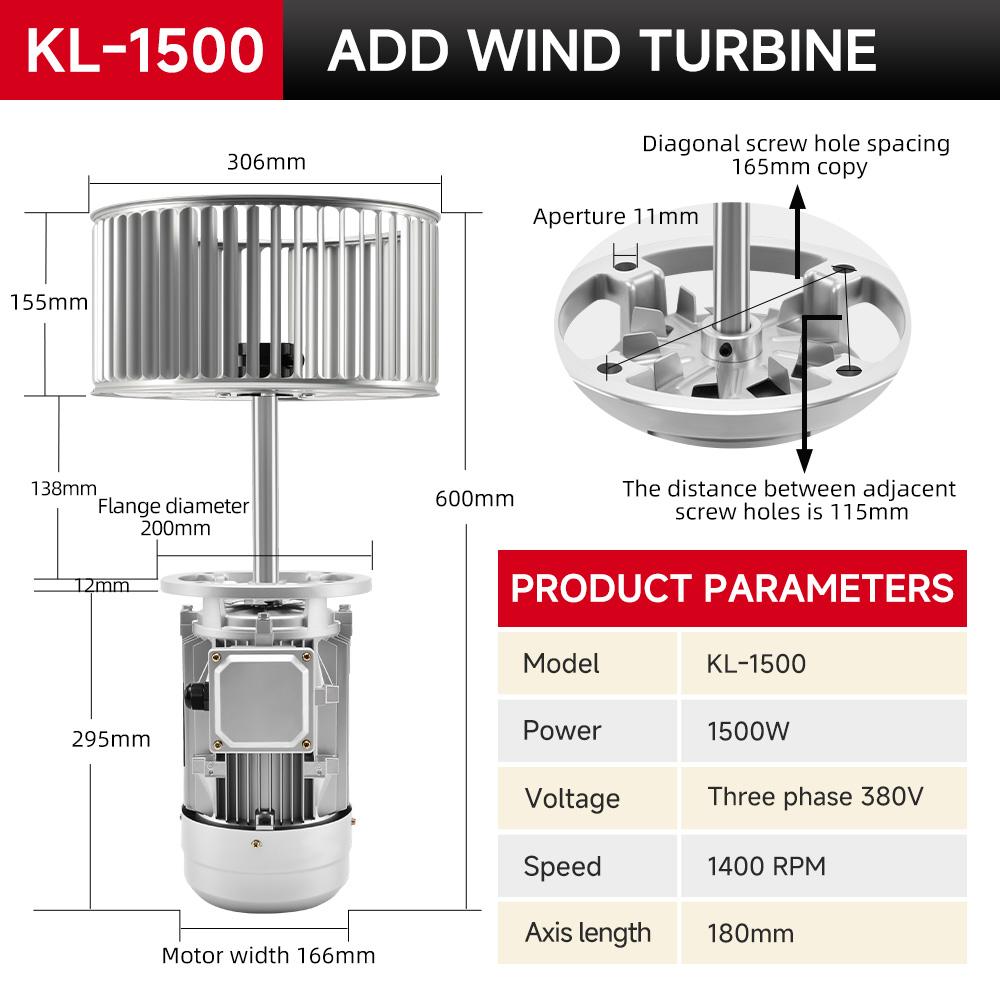 kl-1500-long-shaft-high-temperature-motor-1500w-1400rpm-three-phase-optional-wind-turbine-specification-1