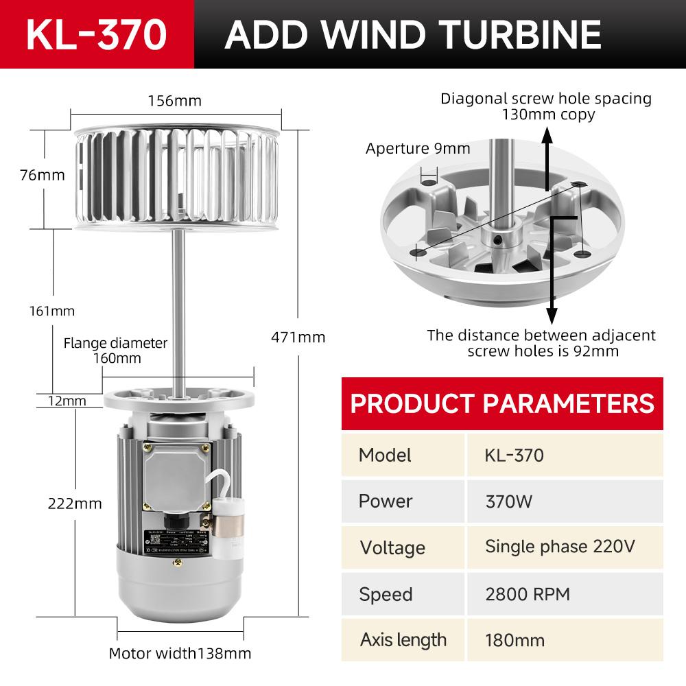 kl-370-long-shaft-motor-with-370w-power-and-2800-rpm-speed-specification-1
