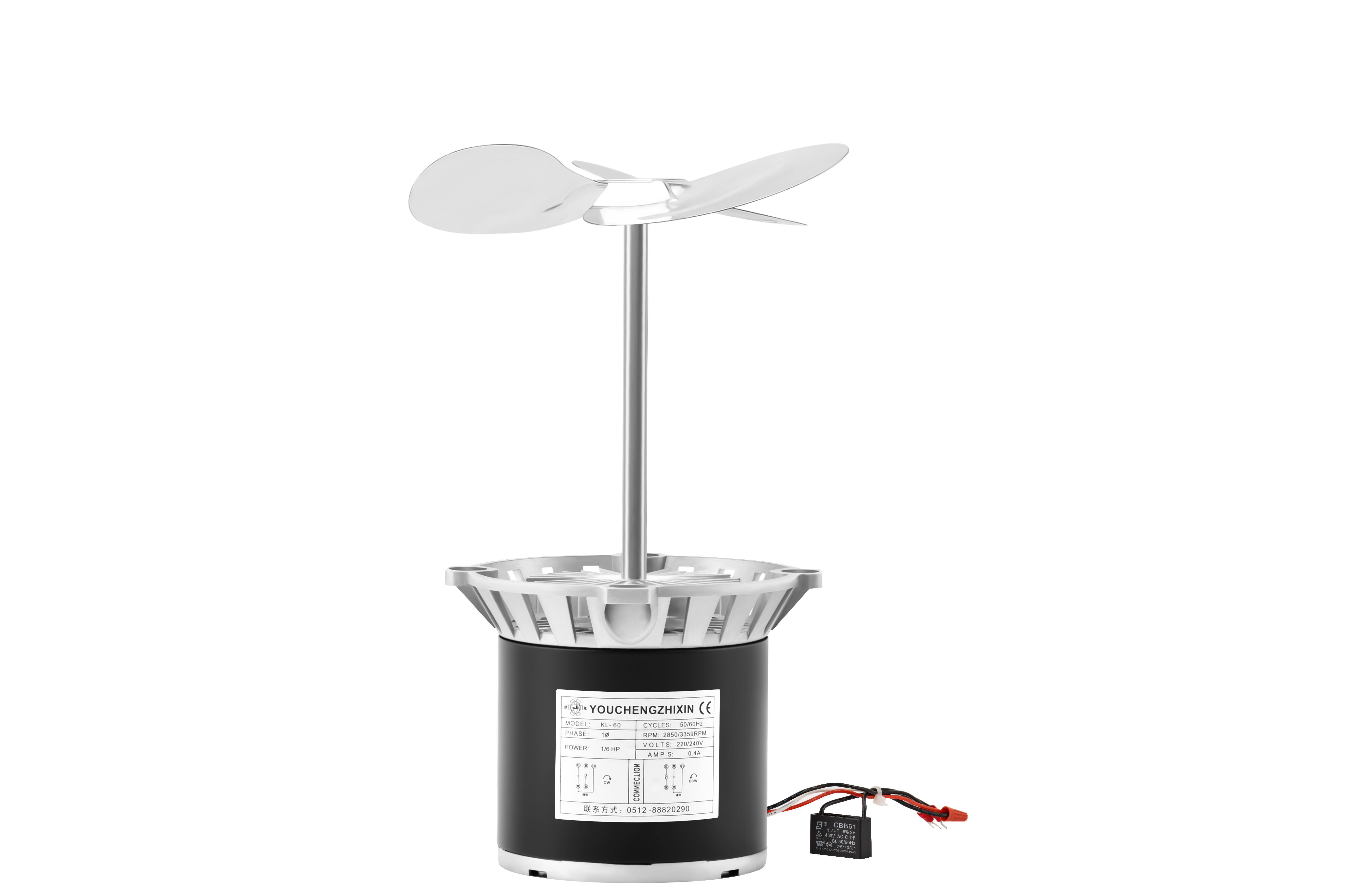 kl-60-long-shaft-motor-with-60w-power-and-2800-rpm-speed-3