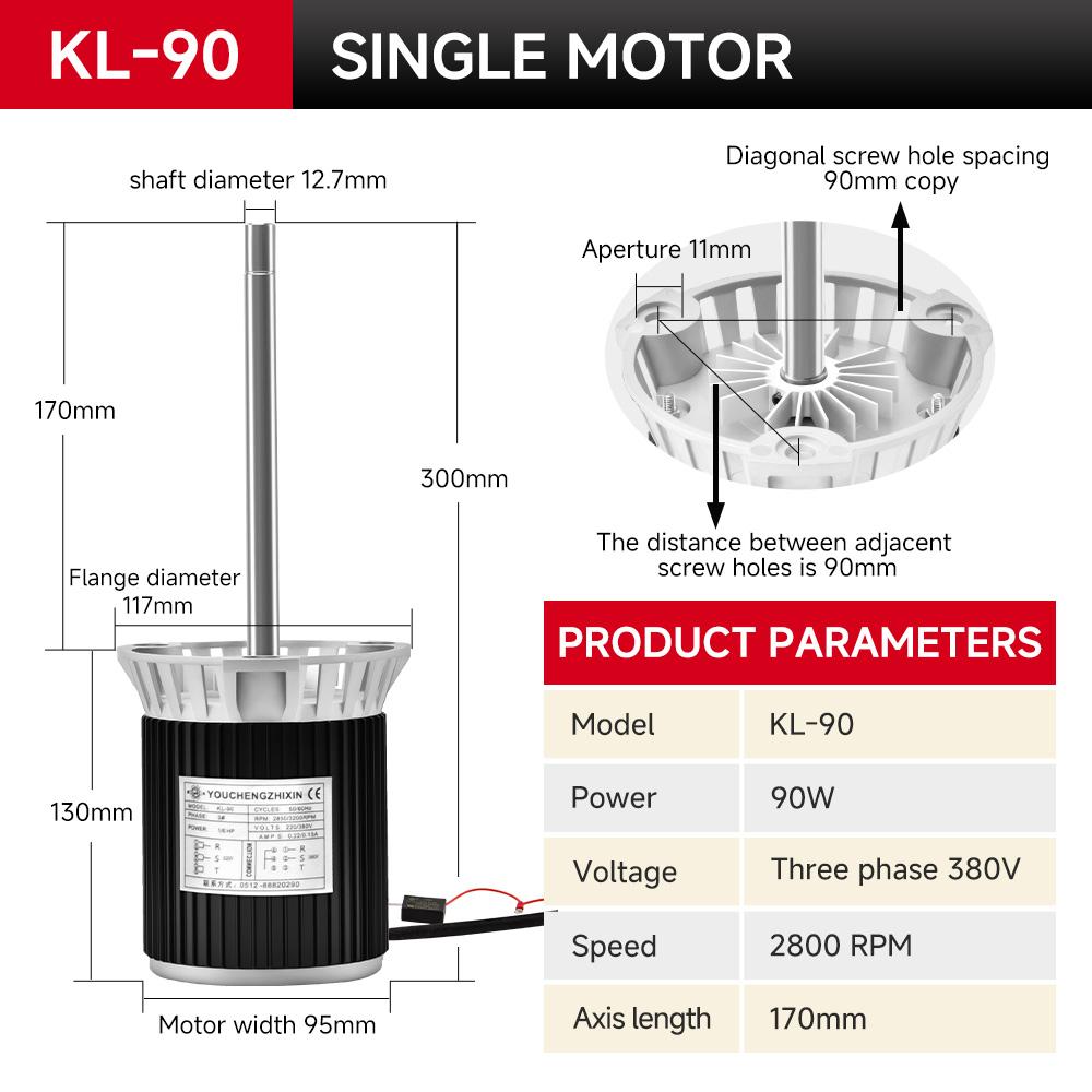 kl-90-long-shaft-motor-90w-2800rpm-specification-2