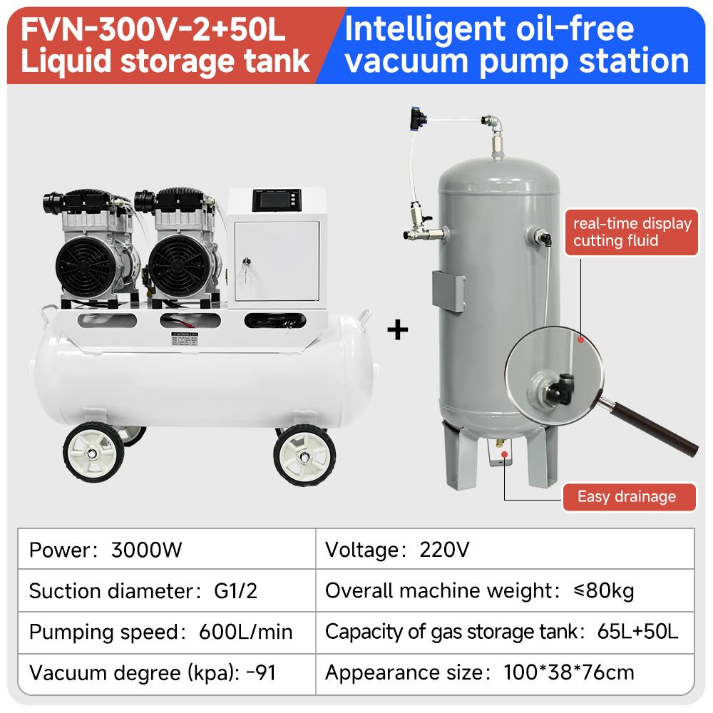 fvn-300v-2-intelligent-oil-free-vacuum-pump-station-3000w-600l-min-specification-2
