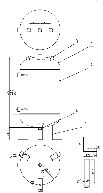 20l-vertical-304-stainless-steel-air-receiver-tank-with-mirror-finish-12.5-bar-specification-2