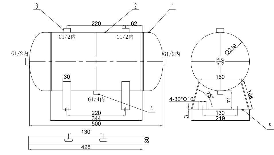 20l-horizontal-stainless-steel-air-receiver-tank-with-mirror-finish-in-stock-specification-2