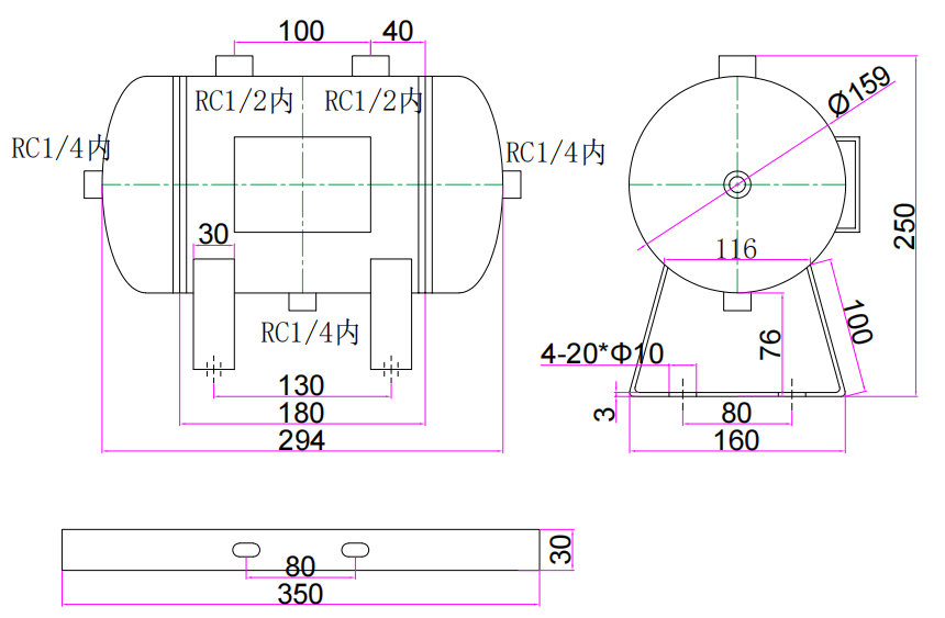 5l-stainless-steel-air-tank-30-bar-high-pressure-specification-2