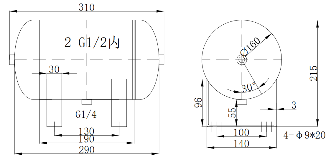 5la-ss304-air-receiver-tank-with-frosted-surface-specification-2
