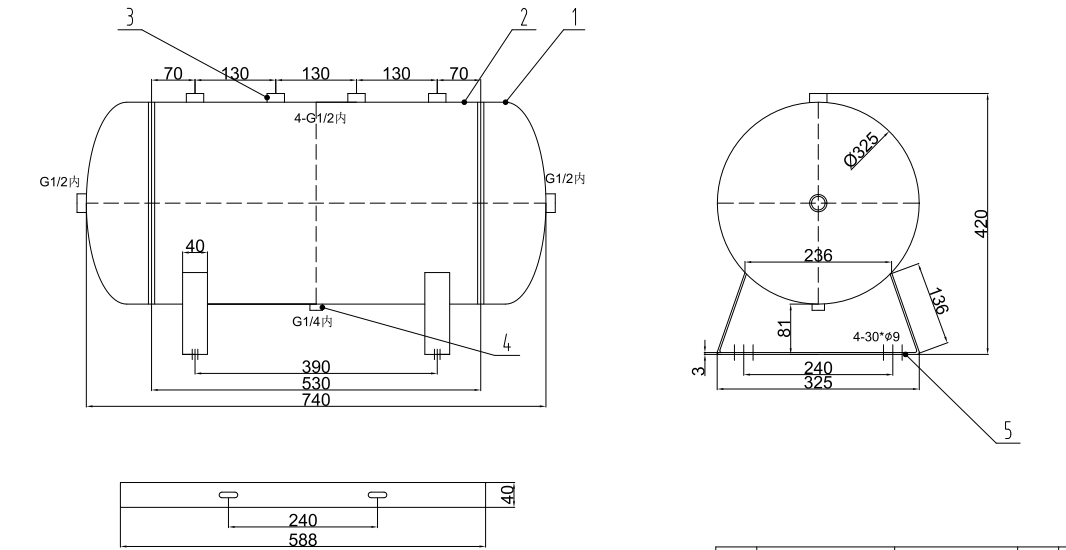60l-304-stainless-steel-air-receiver-tank-1.25mpa-mirror-finish-in-stock-specification-2