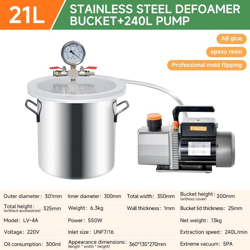 21l-stainless-steel-defoamer-bucket-with-thickened-transparent-cover-specification-2