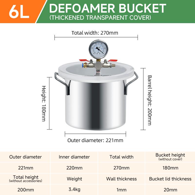 6l-defoamer-bucket-stainless-steel-with-thickened-transparent-cover-specification-1