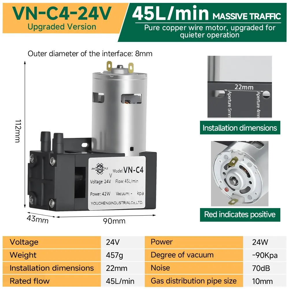 VN C4 High-Flow Miniature Vacuum Pump