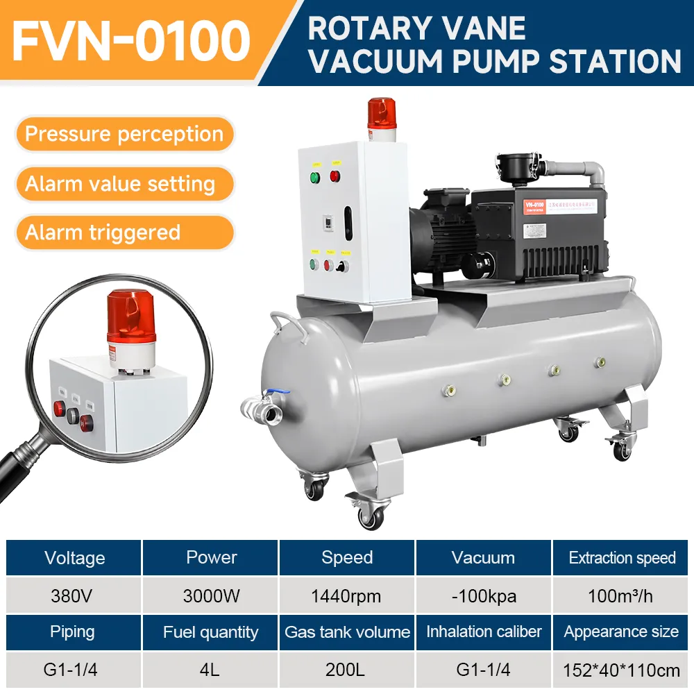 Air Receiver Tank With Vacuum Pumps