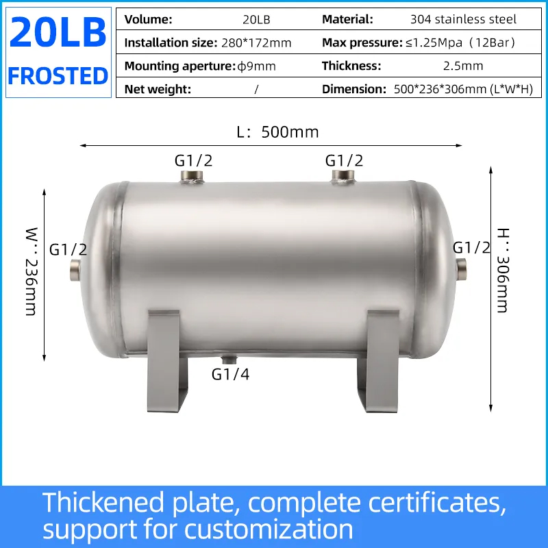 What Are The Common Hole Sizes On Air Receiver Tanks