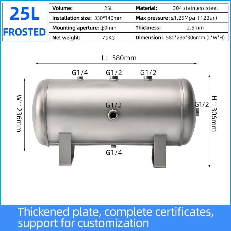 What Are The Common Hole Sizes On Air Receiver Tanks