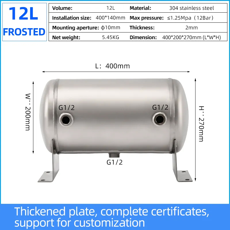 What Are The Common Hole Sizes On Air Receiver Tanks