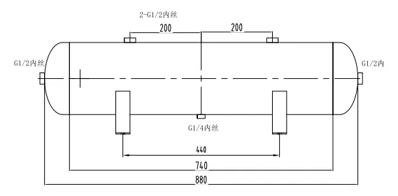Cost-Effective Air Storage Tanks From Original Air Tank Manufacturer 10L/20L And 25L Air Tanks
