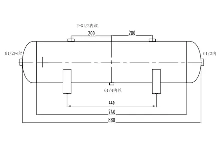 Cost-Effective Air Storage Tanks From Original Air Tank Manufacturer 10L/20L And 25L Air Tanks