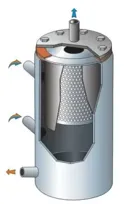 Oil-Air Separator Receiver Tank For Air Compressors