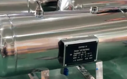 ASME UM stainless steel air tanks