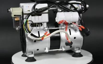Demonstration and experimental demonstration of oil-free vacuum pump