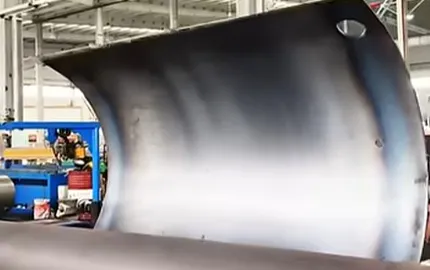 5m length, 6mm thickness air tank production