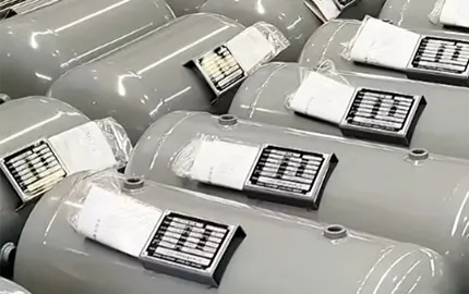 YCZX Electromechanical air tank production workshop