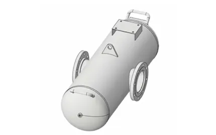 Custom air receiver tanks per customer drawings.